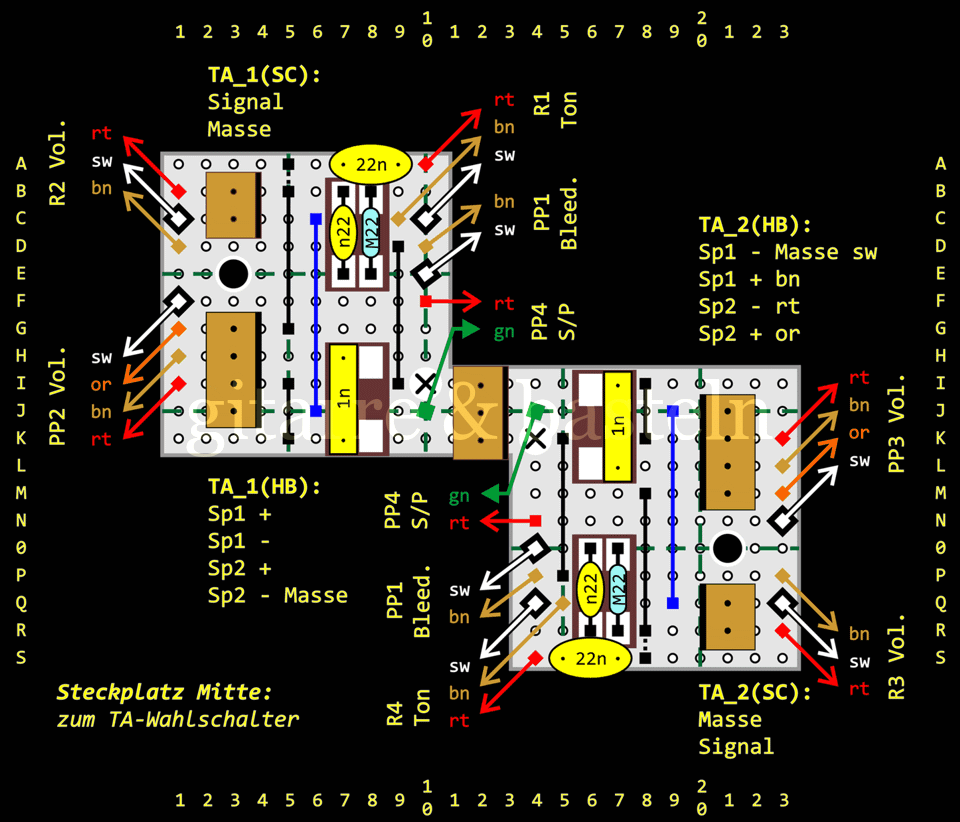 Für größeres Bild linksklicken, für Bild in neuem Tab rechtsklicken. Platinenlayout