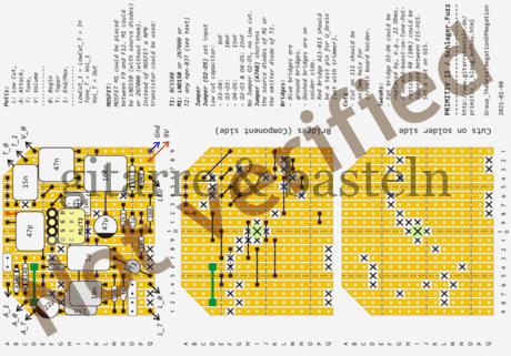 Für größeres Bild linksklicken, für Bild in neuem Tab rechtsklicken. Platinenlayout